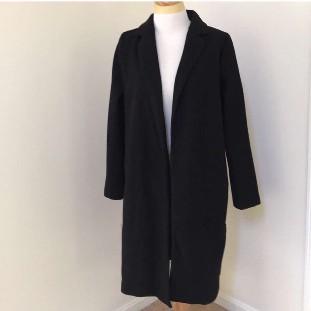 Zara Open Jacket Black Size S